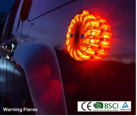 LED Road Flashing light with case.